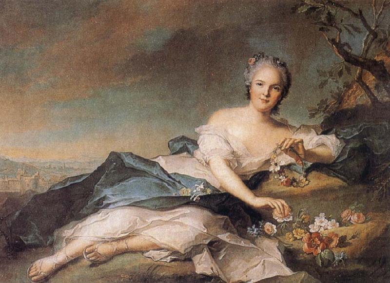 Jean Marc Nattier Madame Henriette as Flora china oil painting image